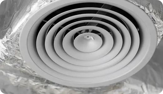 Подключение в систему вентиляции